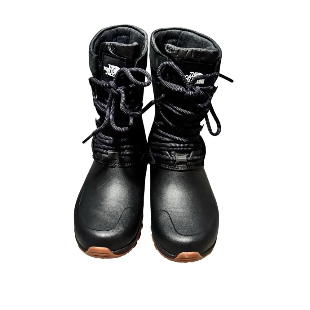 The North Face Yukiona Mid Boots Women's Winter Snow Boots Black TNF Size 8 NWT